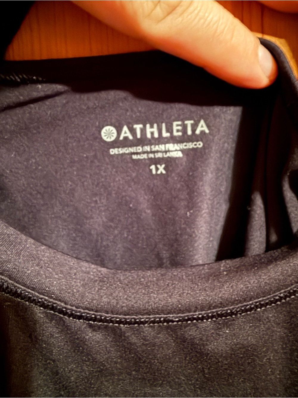 Athleta Black Racerback Performance Tank - Picture 2 of 4